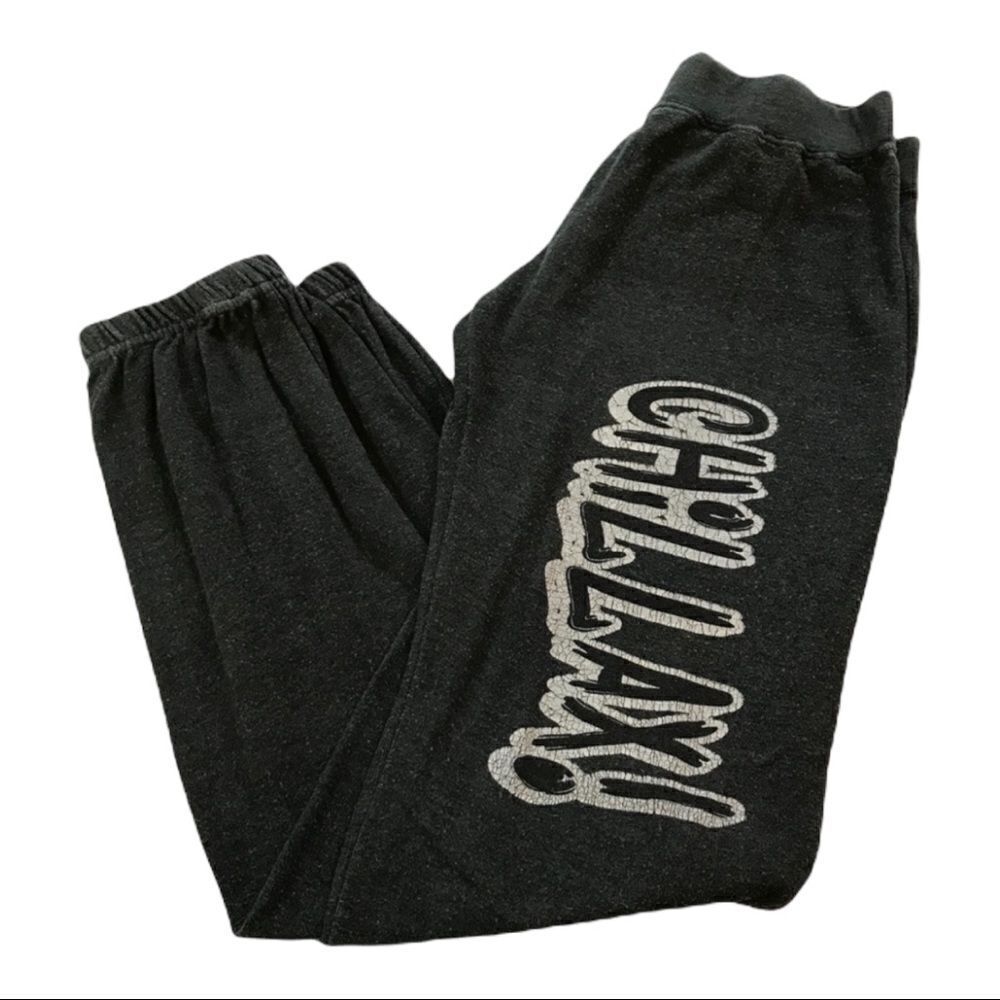Grey Sweatpants “Chillax” 